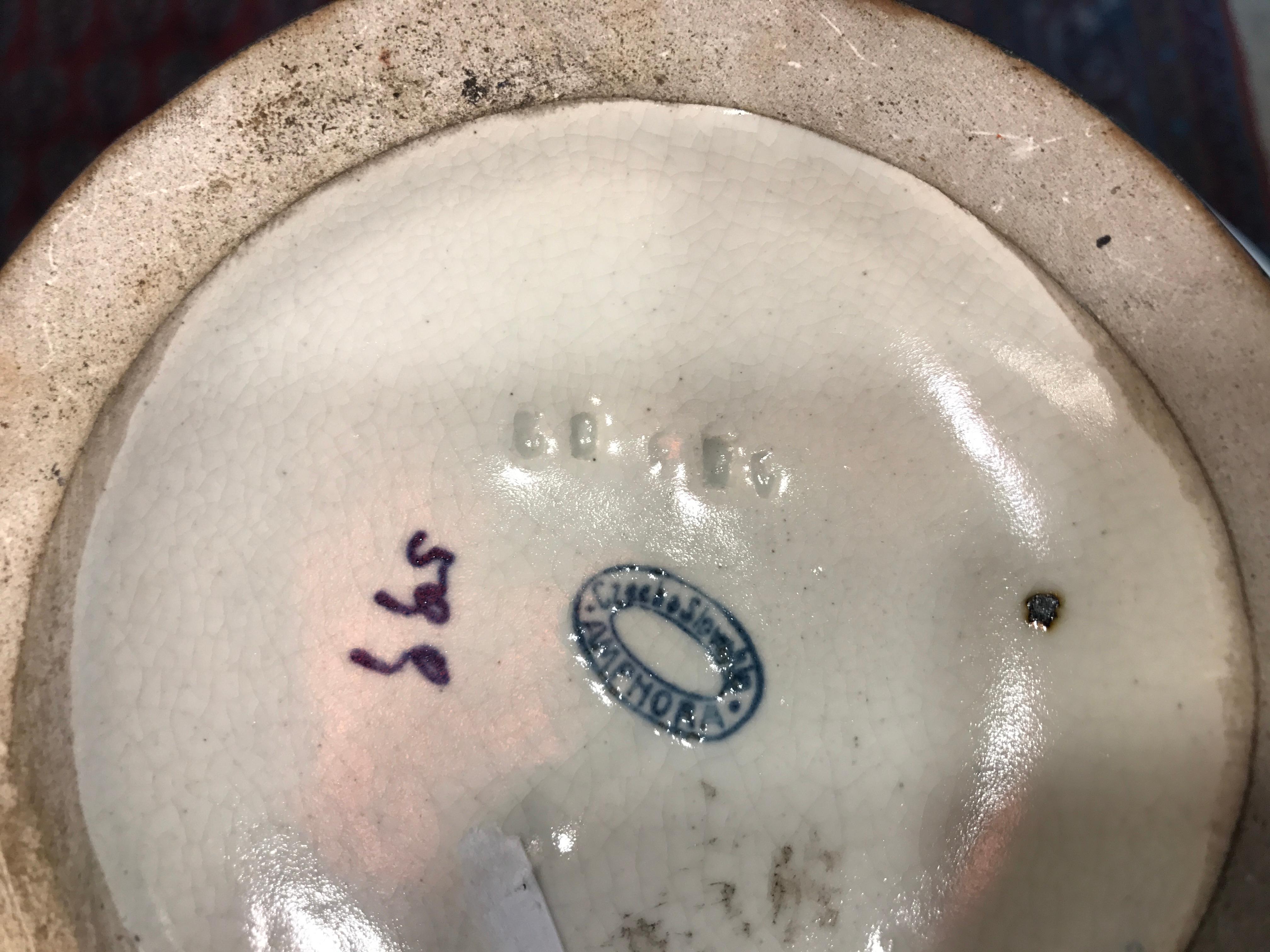 Keramik, Amphora Tschechoslowakei im Angebot 13