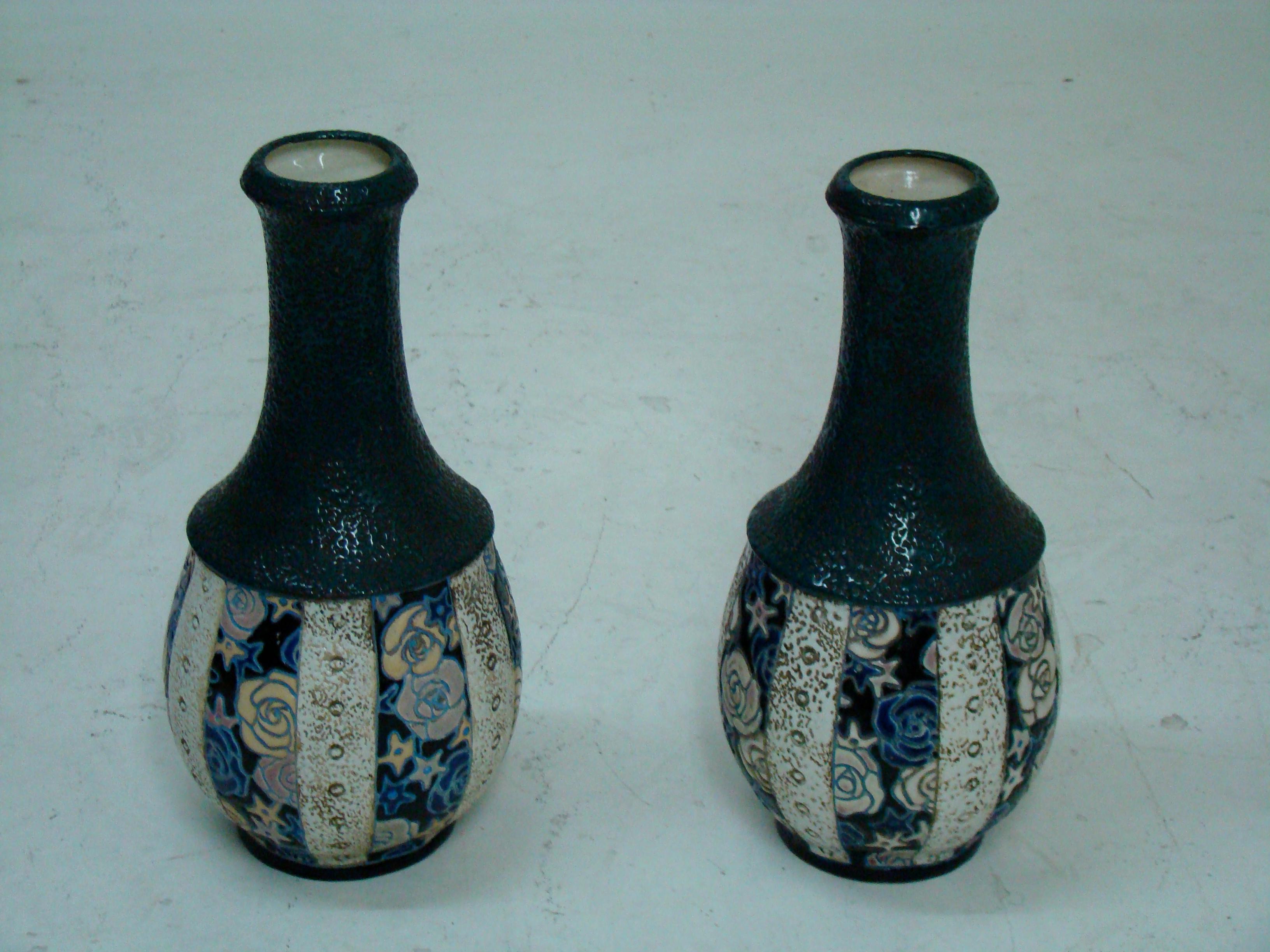 Keramik, Amphora Tschechoslowakei (Art déco) im Angebot