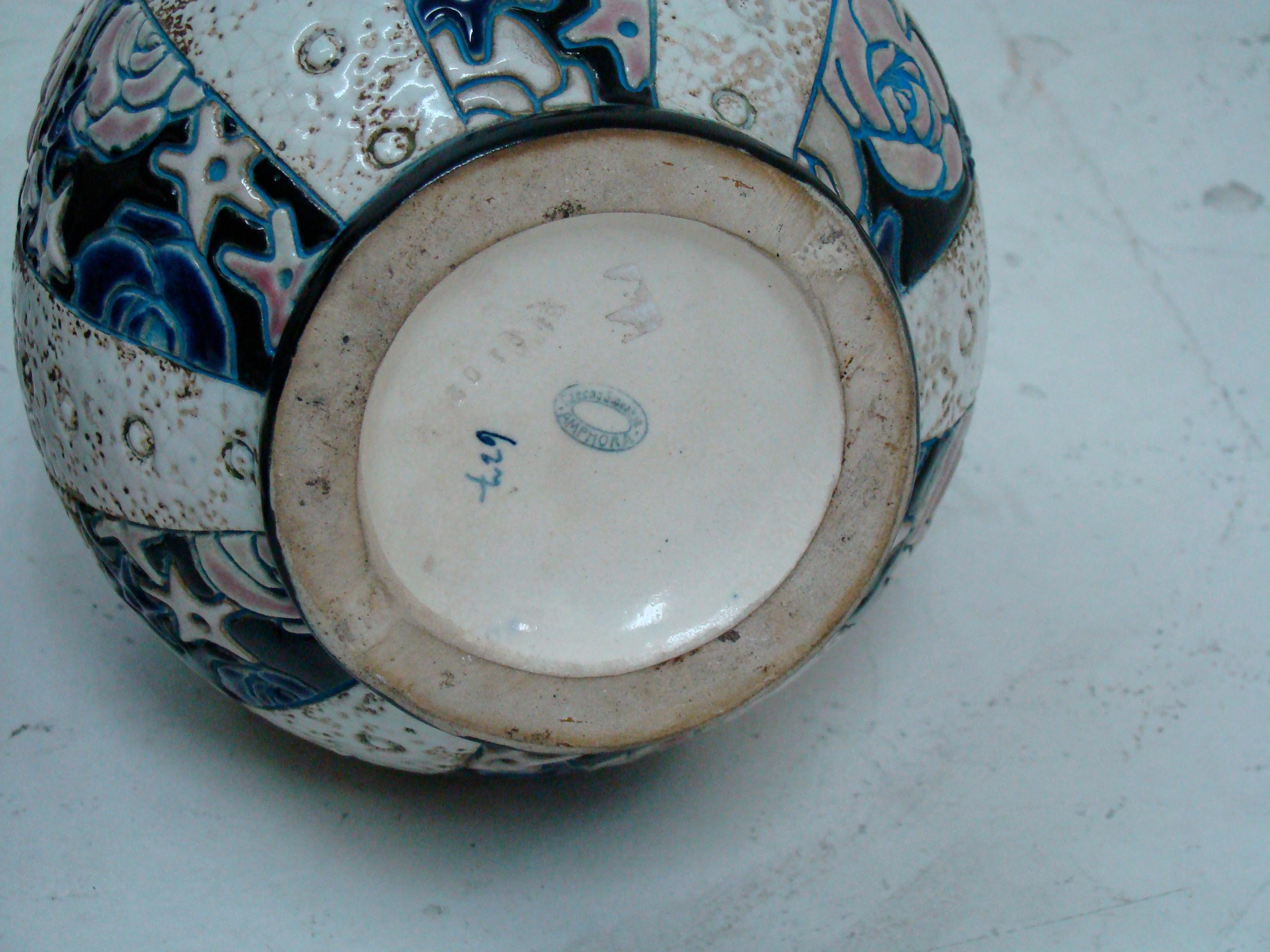 Ceramic, Amphora Czechoslovakia For Sale 3