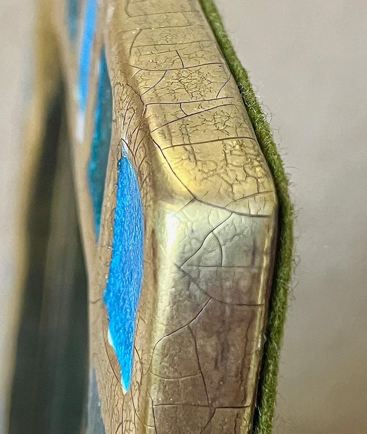 Miroir en céramique et verre cristallisé de Mithé Espelt, Lunel, milieu des années 1950' en vente 6