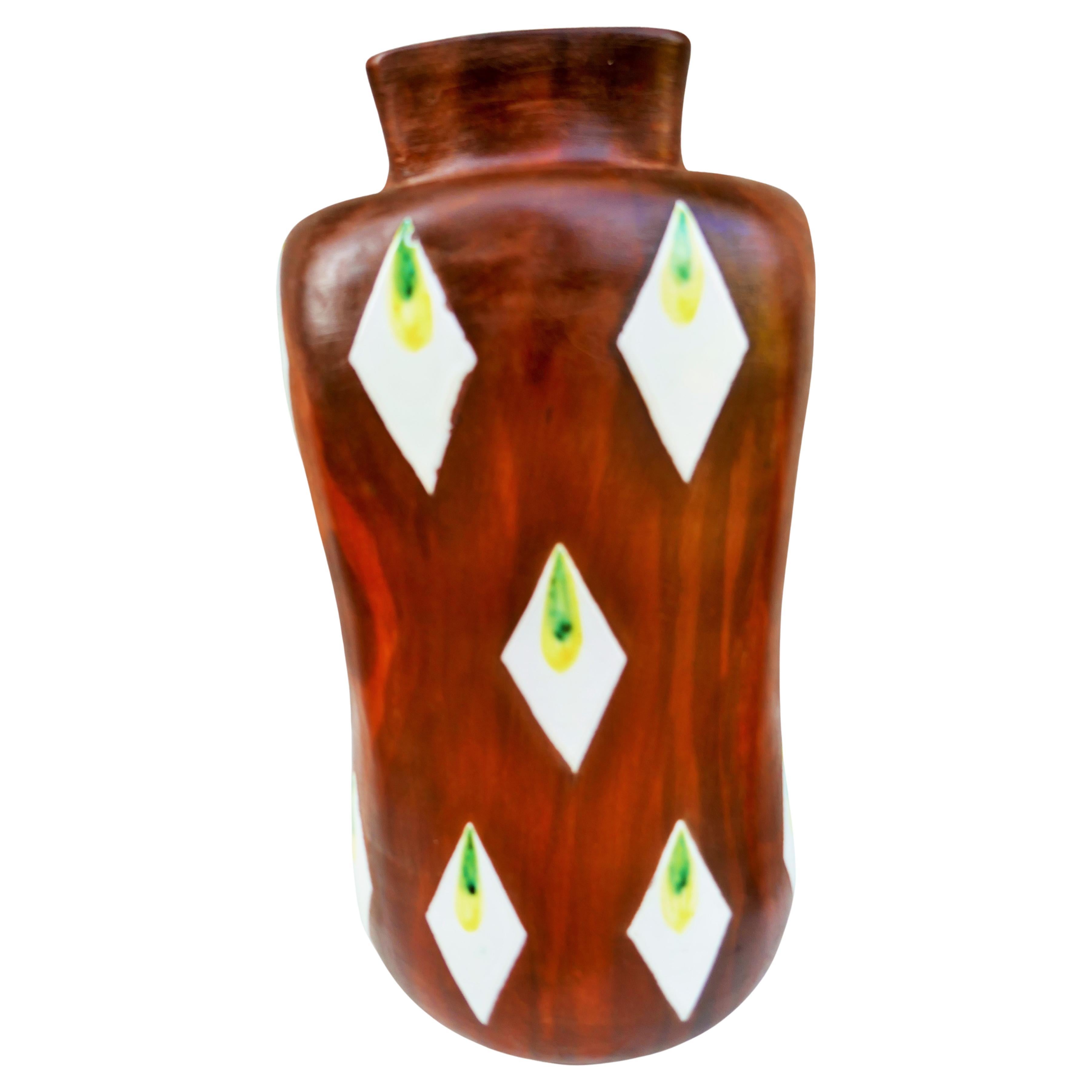 Ceramic vase and enamels possible Fiamma Roma Ferruccio Palazi.
Defects as per photo
Thanks