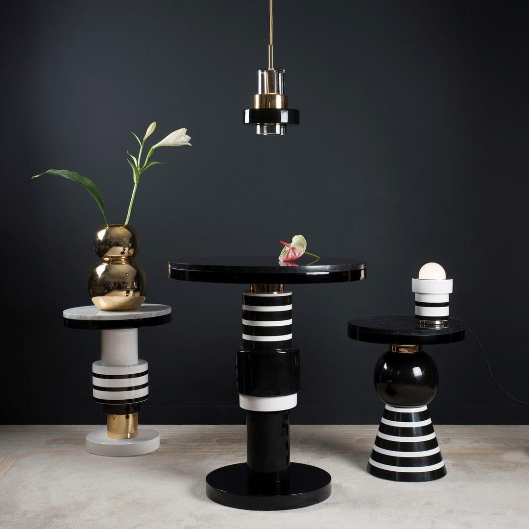 Table basse en céramique et marbre d'Eric Willemart Neuf à Geneve, CH