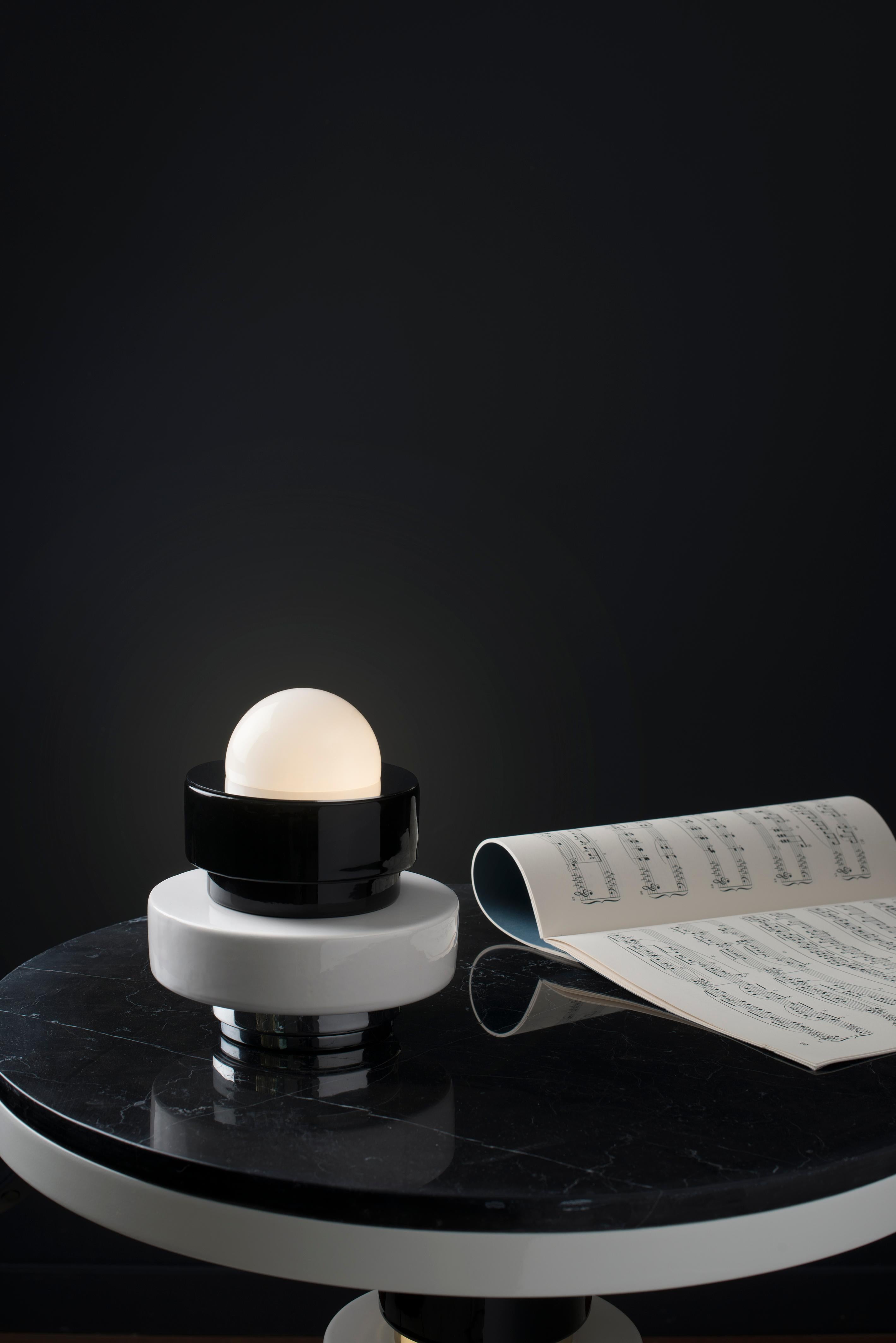 Contemporary Ceramic and Marble Coffee Table by Eric Willemart
