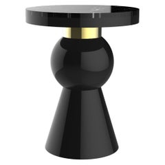Table basse en céramique et marbre par Eric Willemart