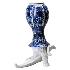 Ceramic and Porcelain Sculpture with Elephant Italy Contemporary, 21st Century