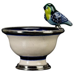 Ceramic and White Metal
Alpaca
Bird Bowl Centerpiece Ceramic and White Metal
Alpaca
Bird Bowl Centerpiece