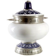 Cerámic and White Metal 
Alpaca
 Centrepiece