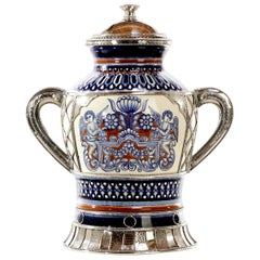 Ceramic and White Metal
Alpaca
Jar with Hand Painted Motives Ceramic and White Metal
Alpaca
Jar with Hand Painted Motives