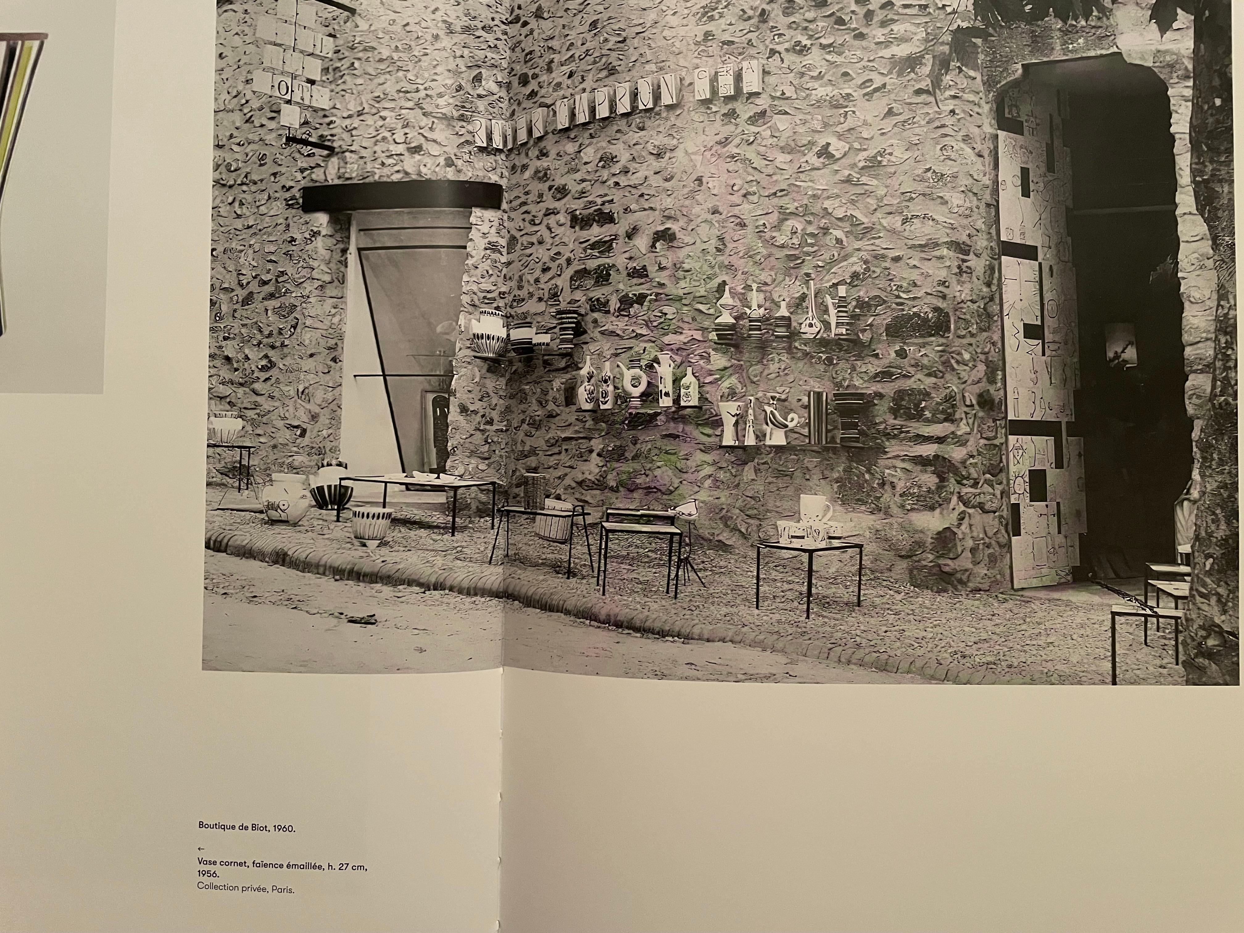 Beistelltisch aus Keramik und Schmiedeeisen von Roger Capron, Vallauris, Ende der 1950er Jahre im Angebot 13