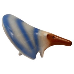 Ceramic animal Porcupine by Roberto Rigon