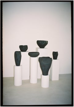 Ceramic Antracite Vase - Terra Collection VI