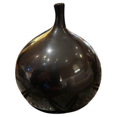Ceramic "apple" vase by Georges Jouve, France, 1950's