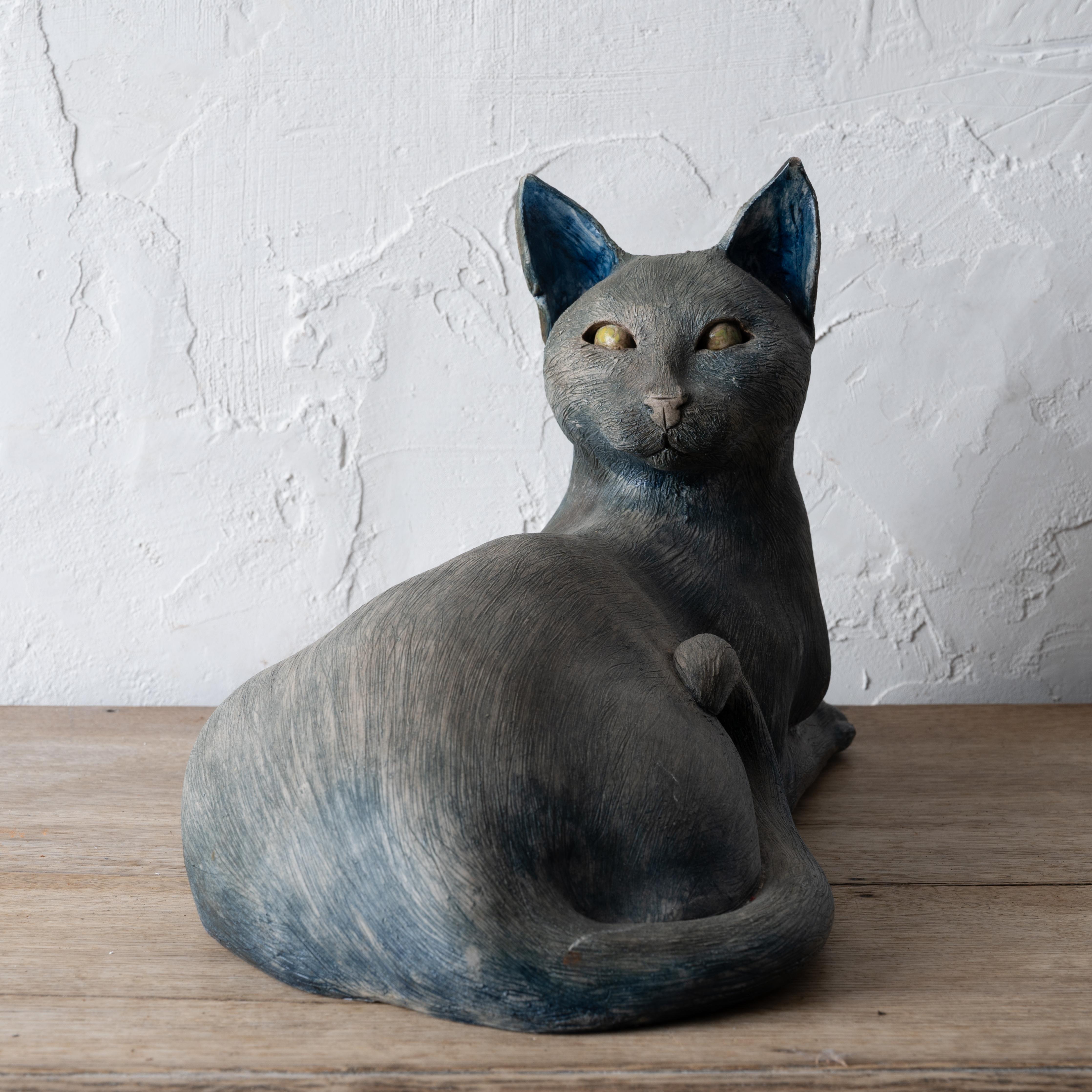 Céramique Chat en céramique en vente