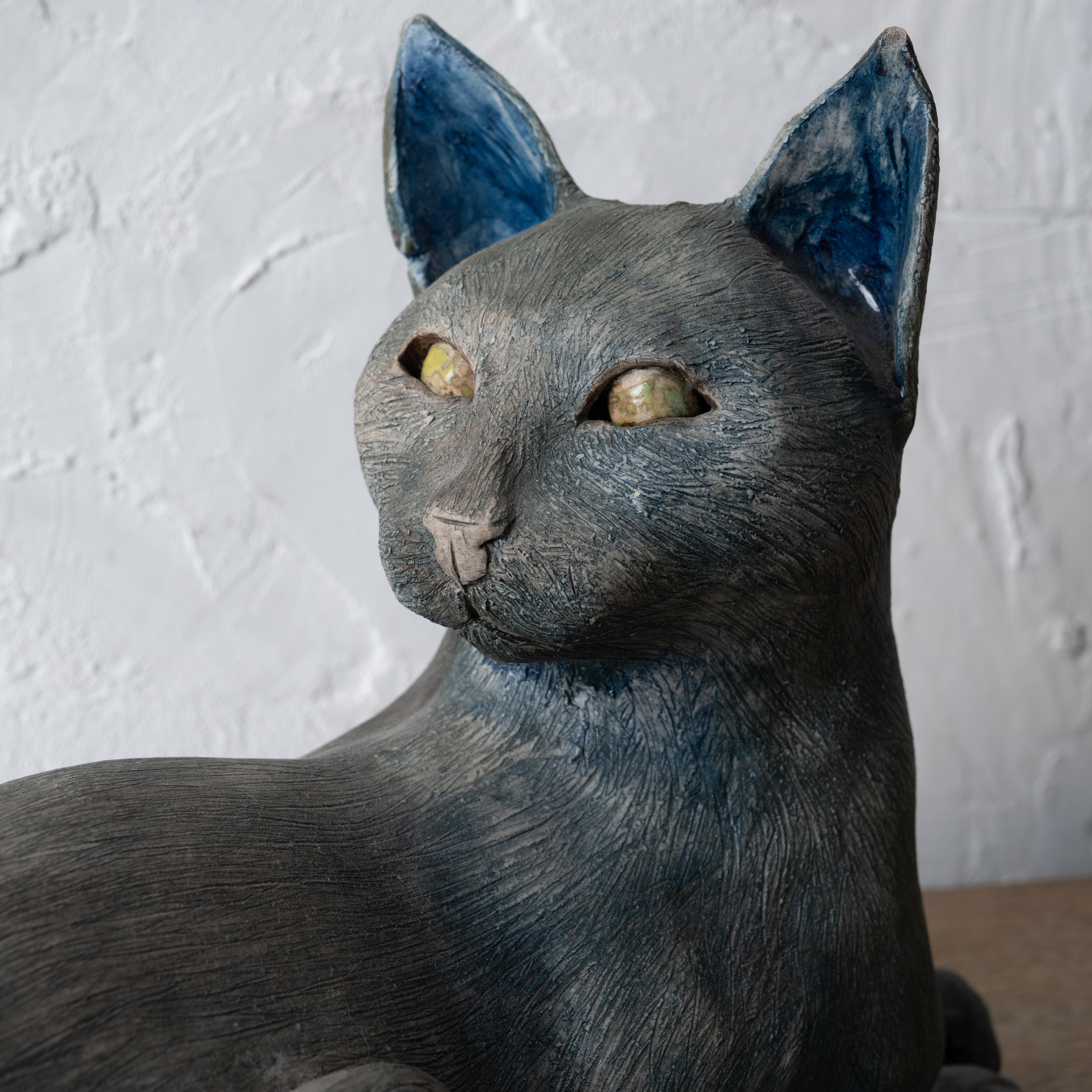 Chat en céramique en vente 1