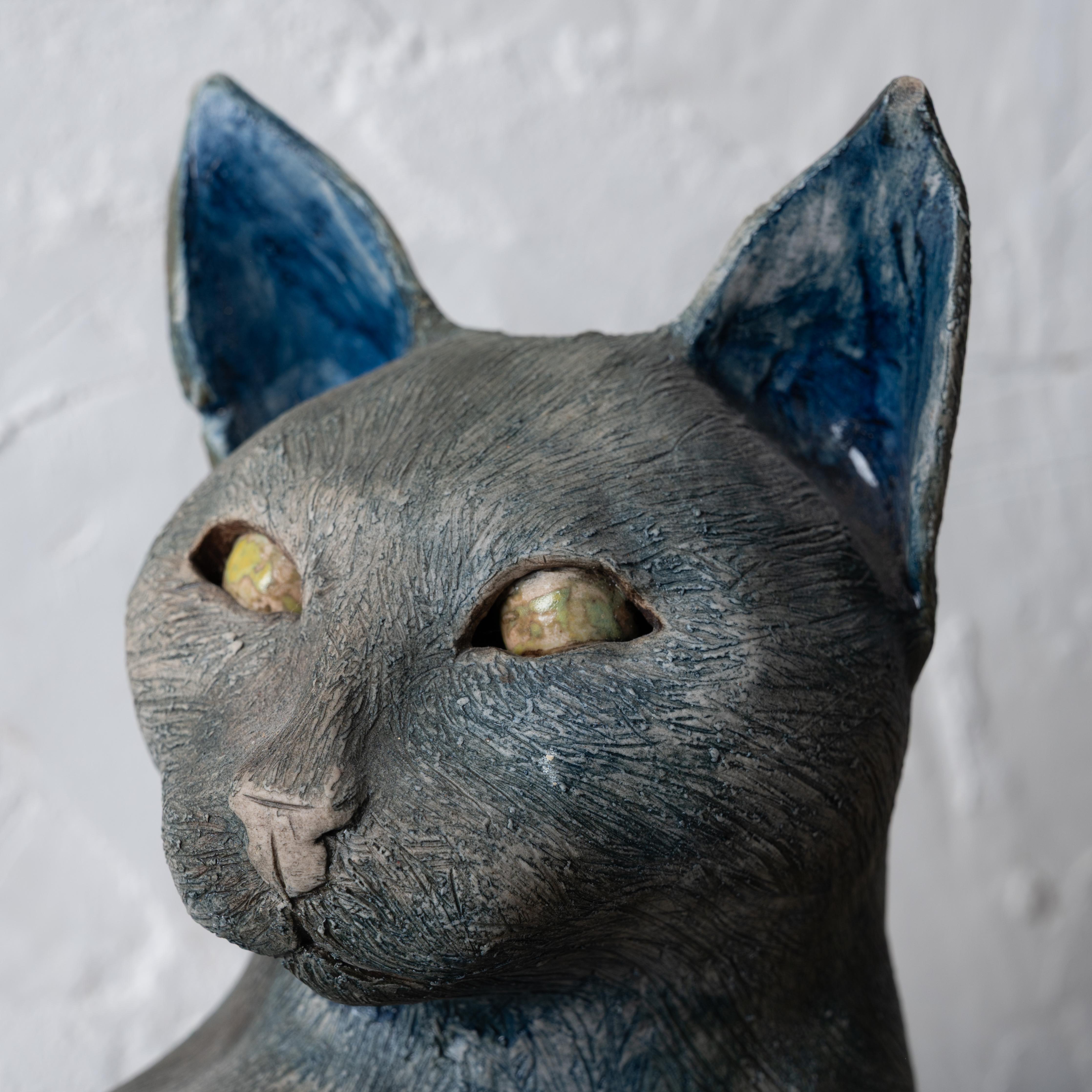 Chat en céramique en vente 2