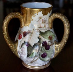 Ceramic Art Company ( C.A.C.)  American Belleck Painted Porcelain Vase