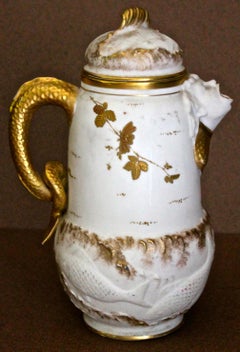 Ceramic Art Company C.A.C. (Ott & Brewer)  Belleek Mocha Pot