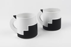 Ceramic Art Deco Mug, Manhattan Collection Kato Kogei for Fujimori, Japan, 1980s