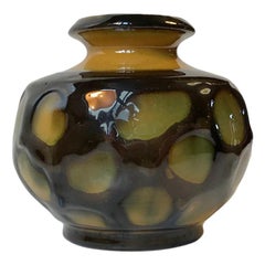 Ceramic Art Deco Vase by Herman August Kähler, 1930s