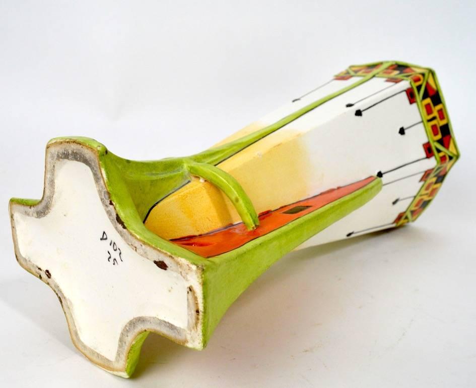 Ceramic Art Deco Vase 3