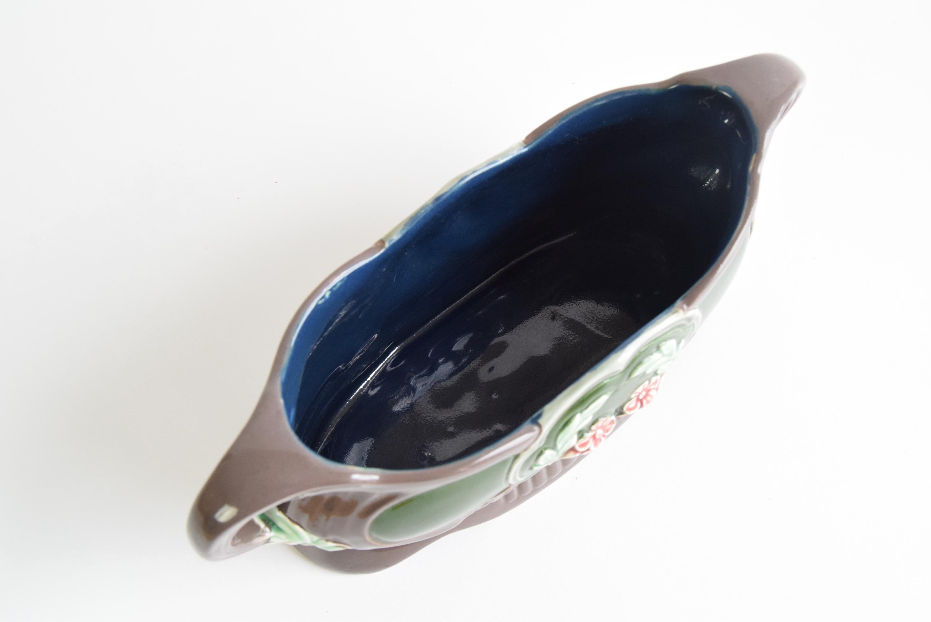 Vernissé Jardinière Art Nouveau, vers 1900 en vente