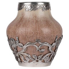Ceramic Art Nouveau Style Vase by Victor Sanglier.
