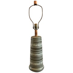 Ceramic Art Pottery Table Lamp by Gordon Martz, Marshall Studios
