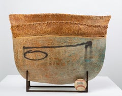 Ceramic Art Vessel with Mount by Jim Kraft
