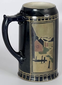 Ceramic Arts Company c 1895 Ipswich Shanties Arthur Wesley Dow China Painting