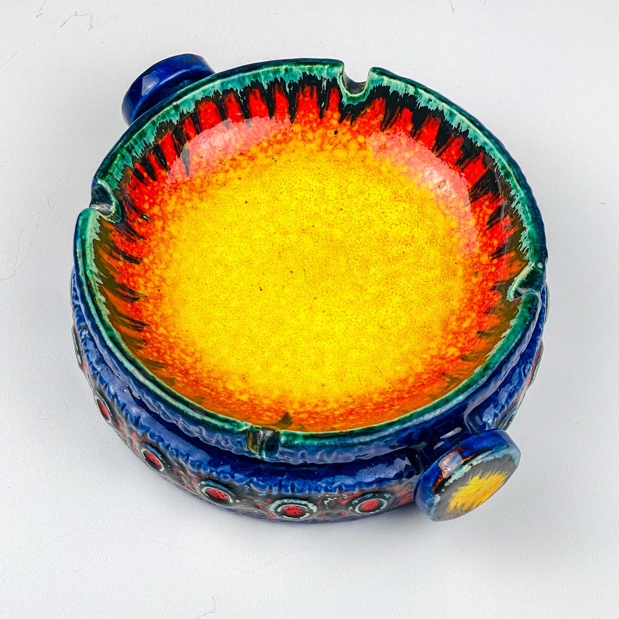 Cenicero de cerámica Saturno, serie Relieve, de Dumler & Breiden, Alemania Occidental, años 70 en venta 3