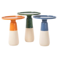 Ceramic Baluster Table by +55design – Stoneware Meets Rococo Minimalism