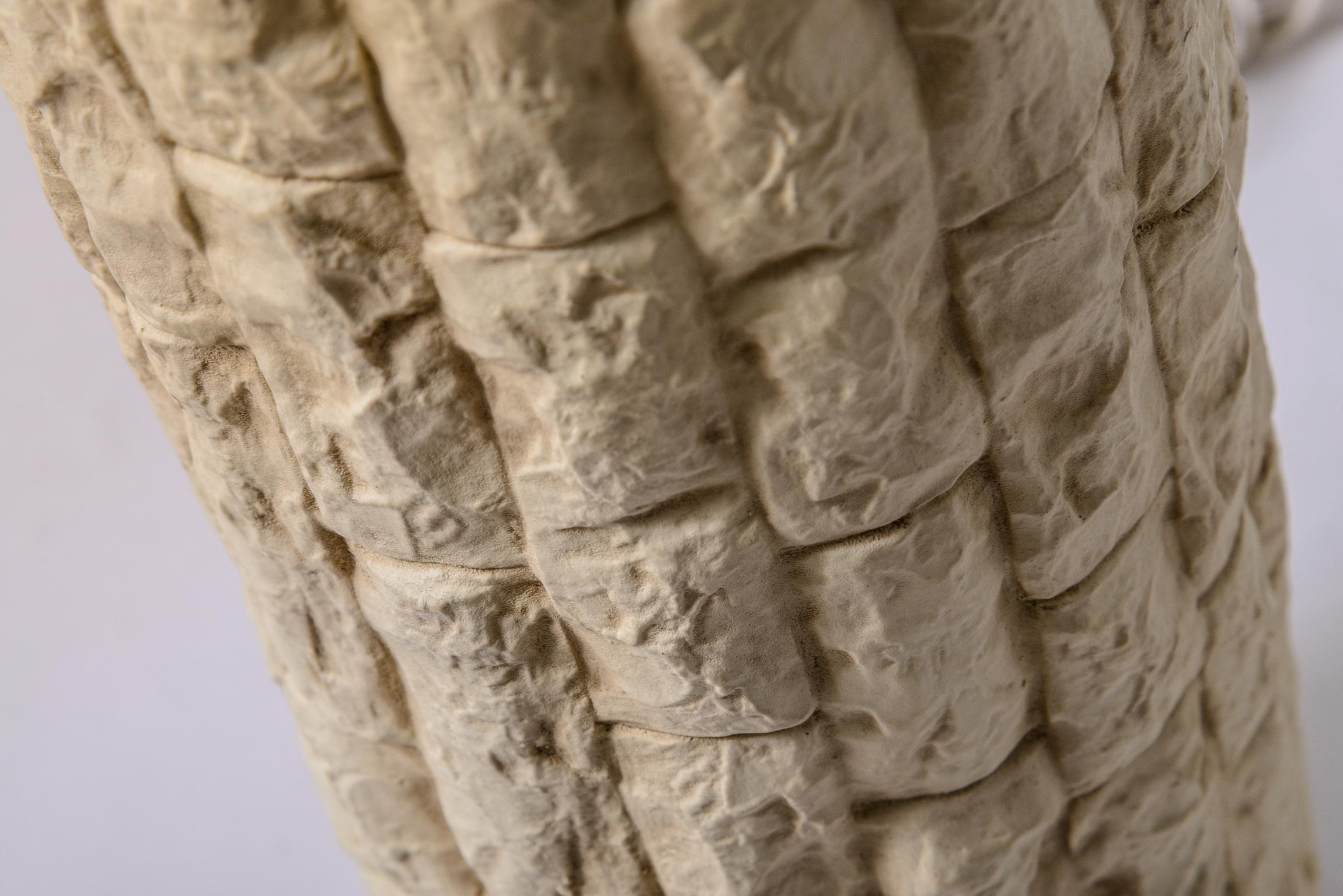 Ceramic Bark Table Lamps For Sale 1