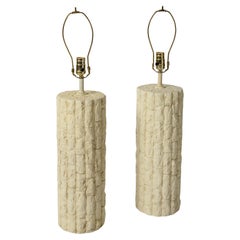 Ceramic Bark Table Lamps