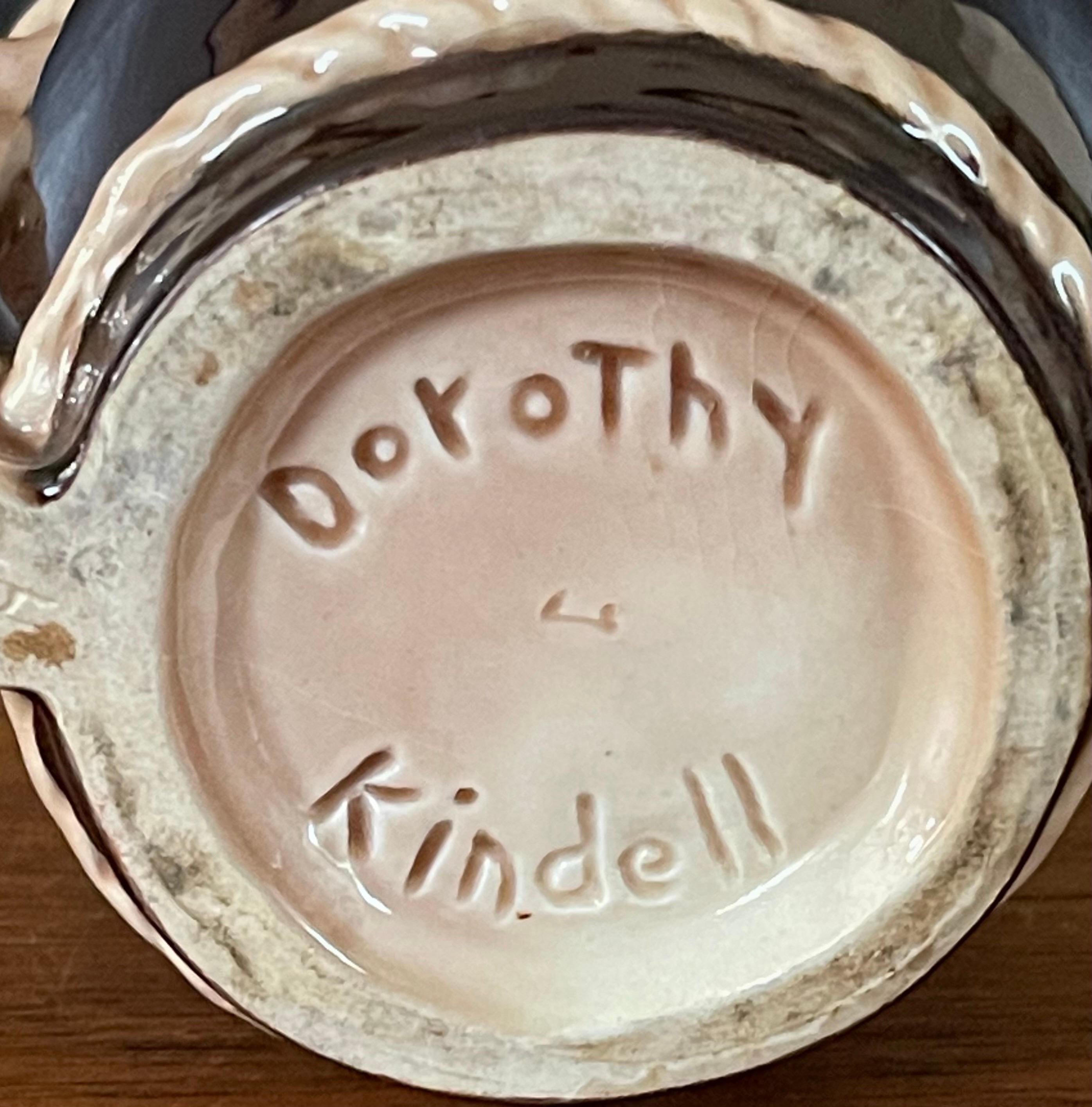 20th Century Ceramic Barware Horse Mug by Dorothy Kindell For Sale