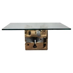 Ceramic Base Cocktail Table by George Greenamyer for Vladimir Kagan