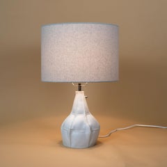 Ceramic Base & Fabric Shade Table Lamp, Kawa Series Table Lamp 04, Organic