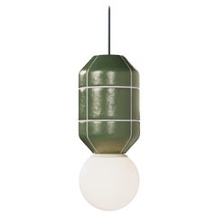 Base en céramique Lampe à suspension Green Spot Greene & Greene Modern Handcrafted
