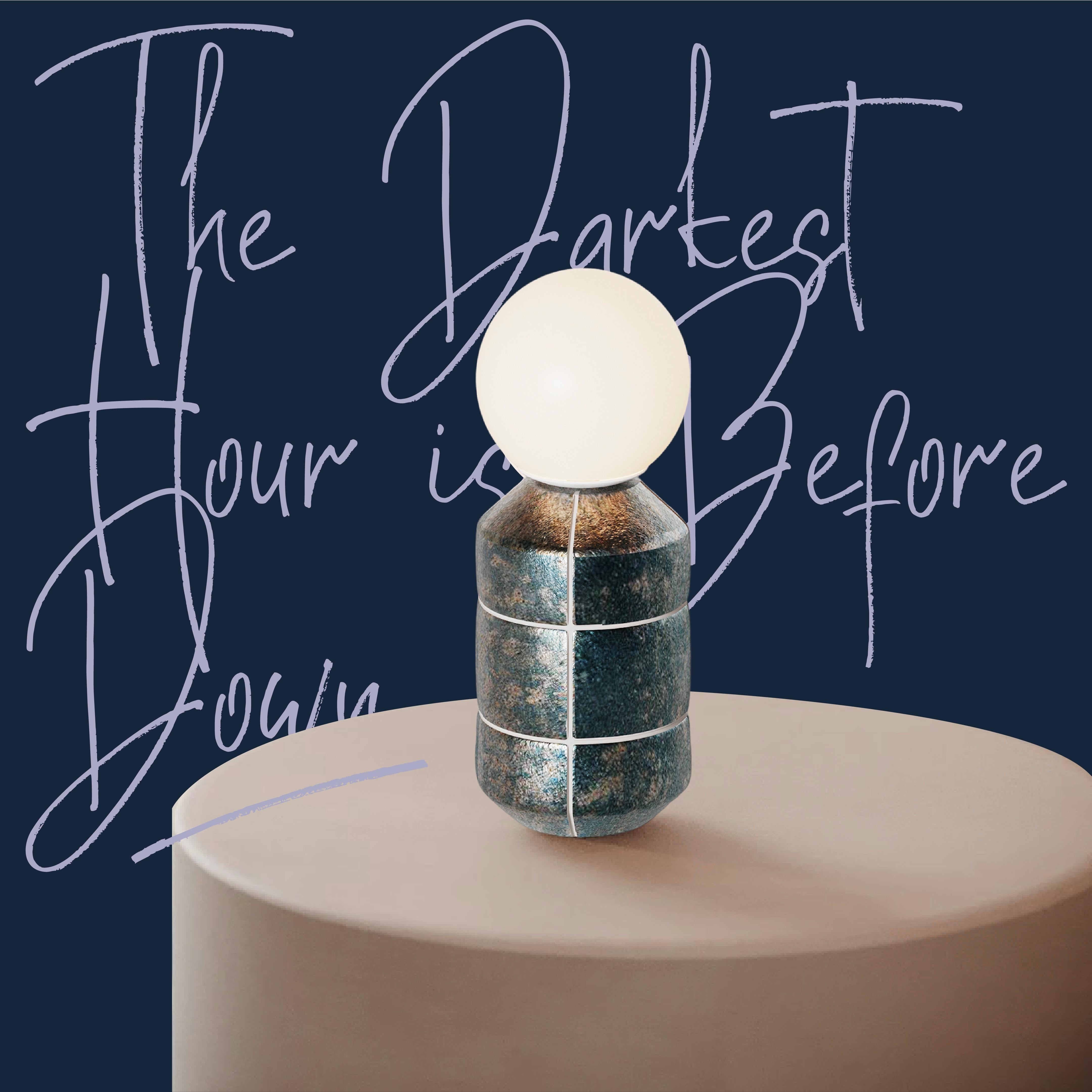 Ceramica Lampada a sospensione a spot con base in ceramica Whiting, moderna e artigianale in vendita