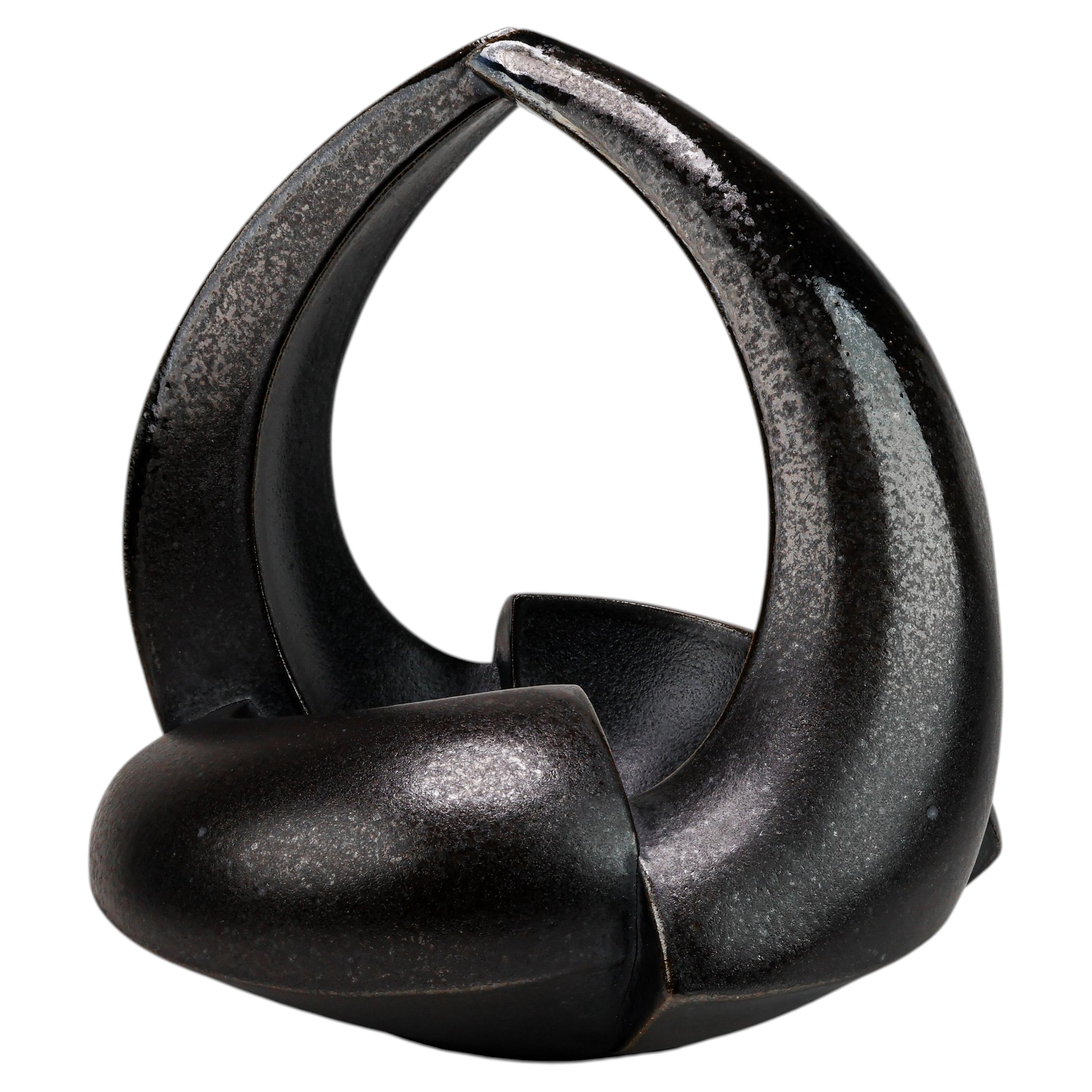Ceramic Basket by Olivia Tani For Sale