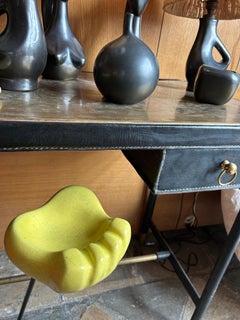 Paire d'ours en céramique de Georges Jouve, France, années 1960