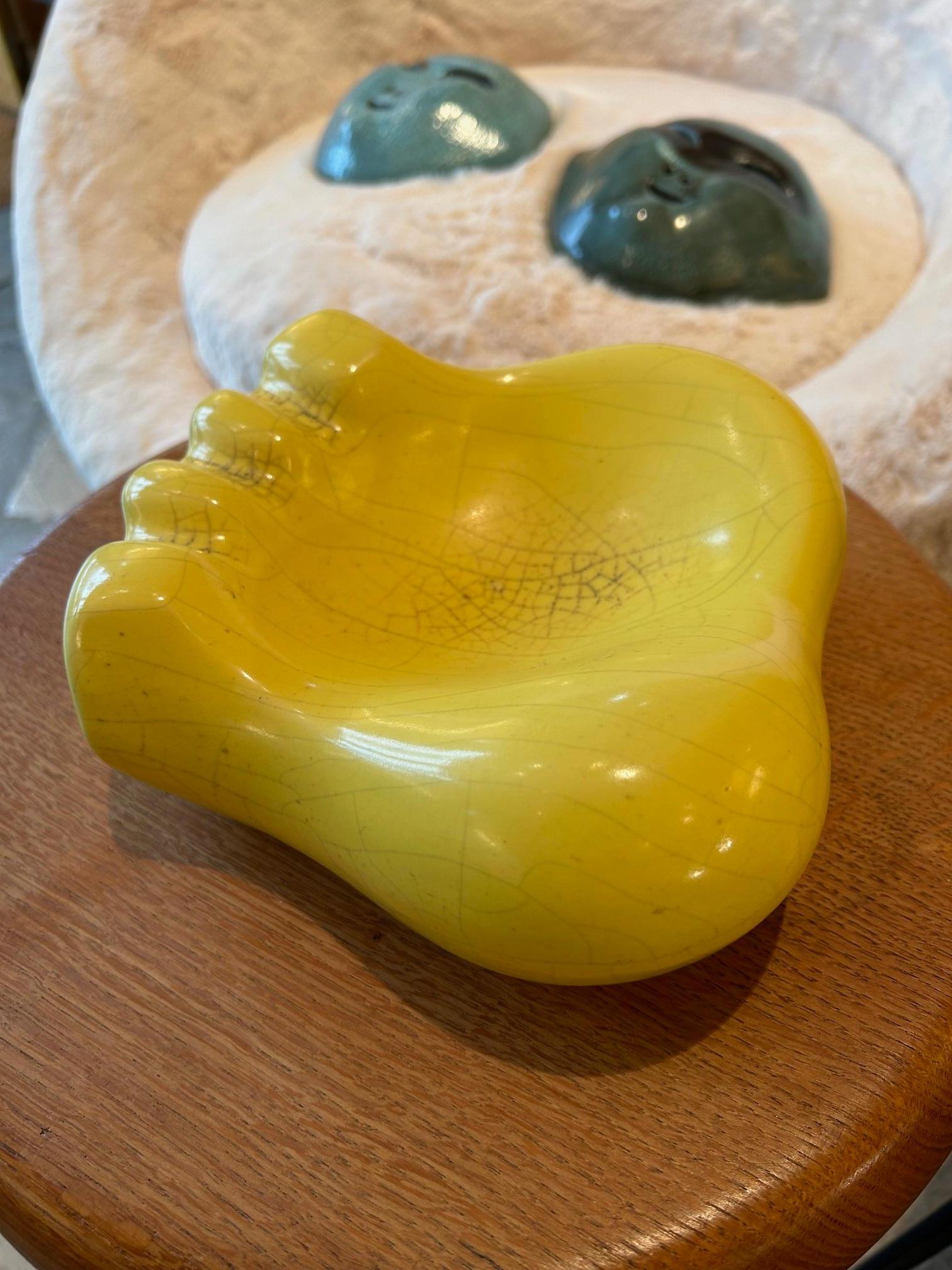 French Ceramic bear paw by Georges Jouve, France, 1960's For Sale