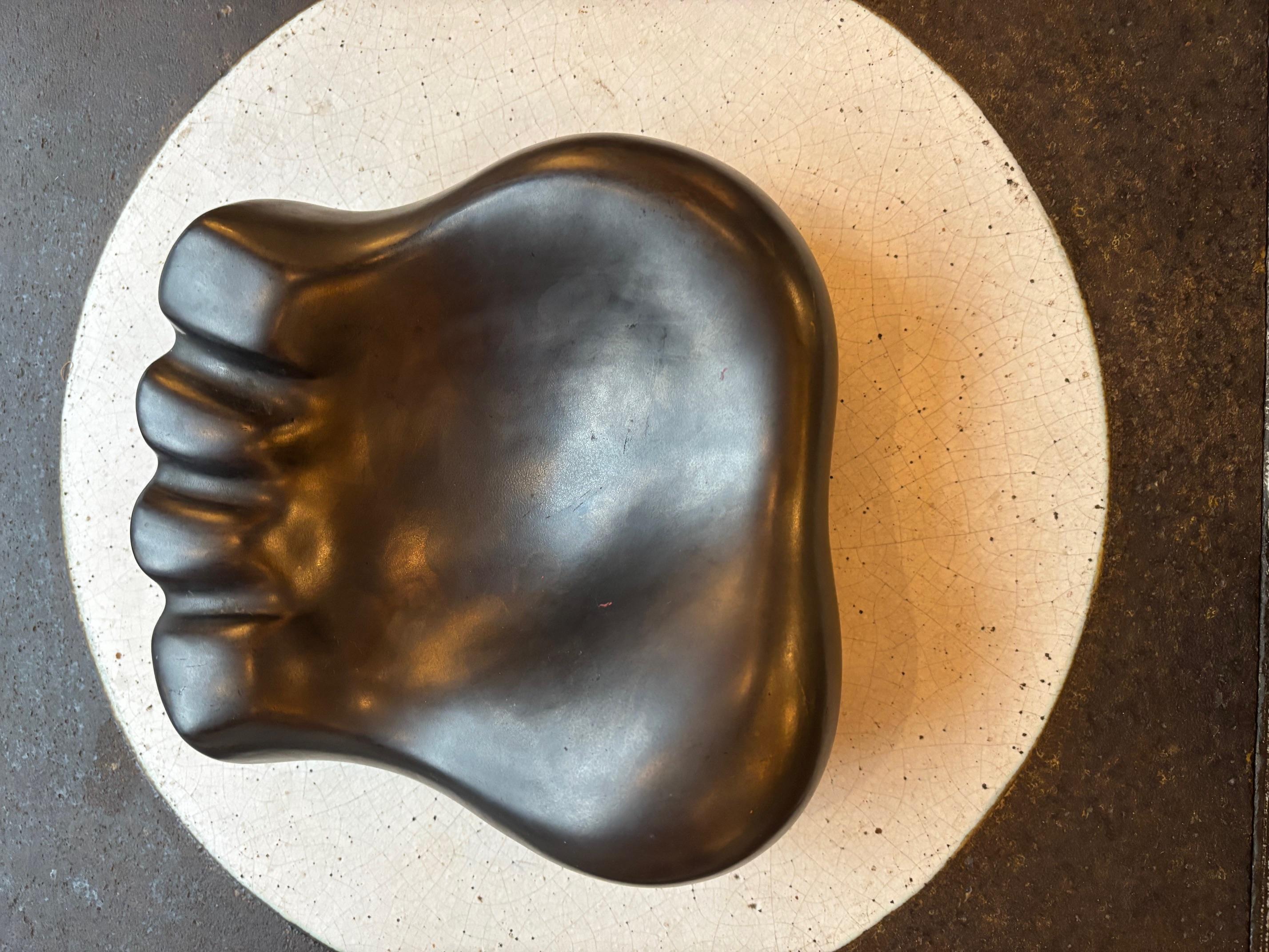 Mid-20th Century Ceramic bear paw by Georges Jouve, France, 1960's