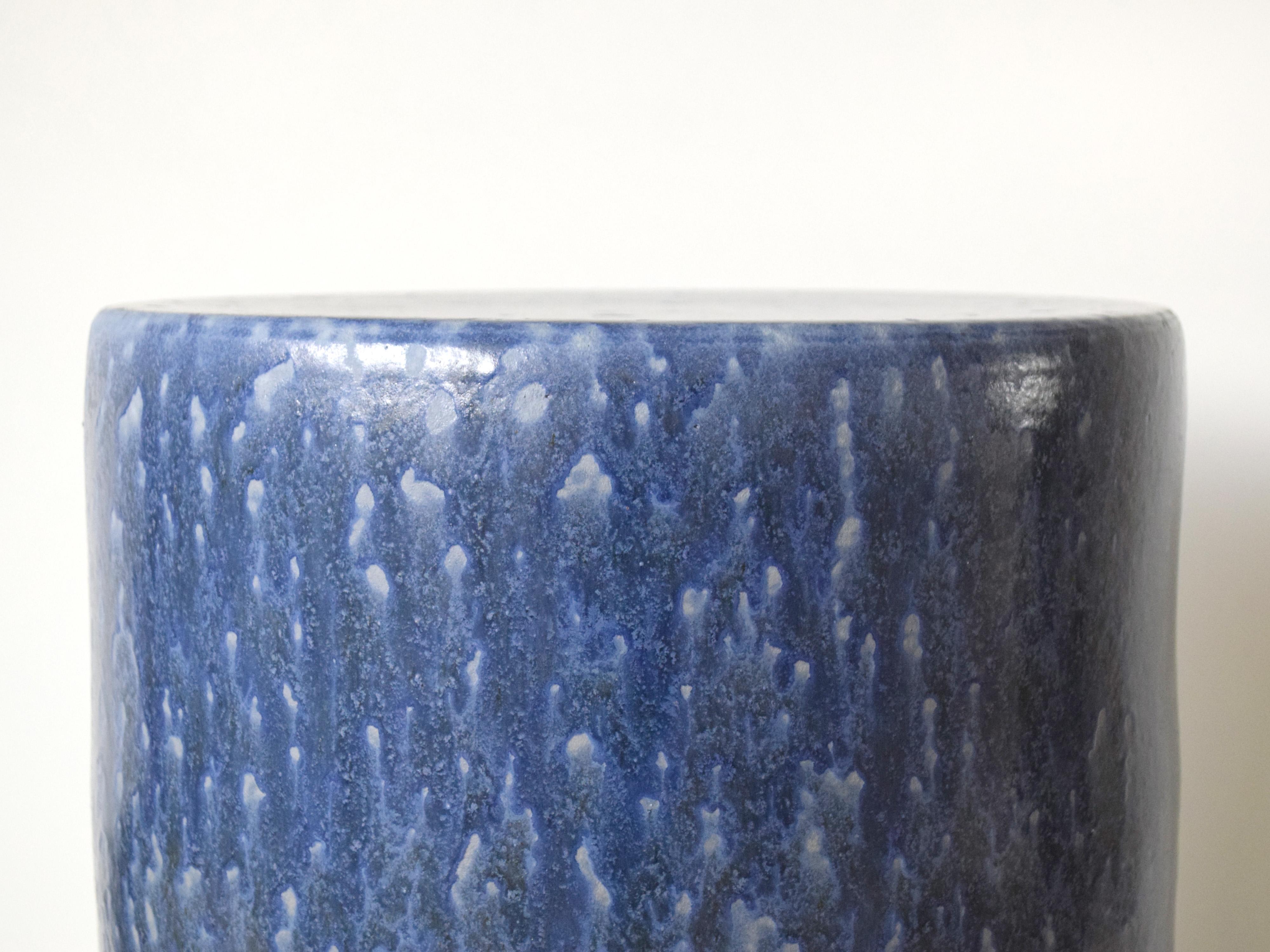 Portoghese Comodino in ceramica Gres fatto a mano in vendita