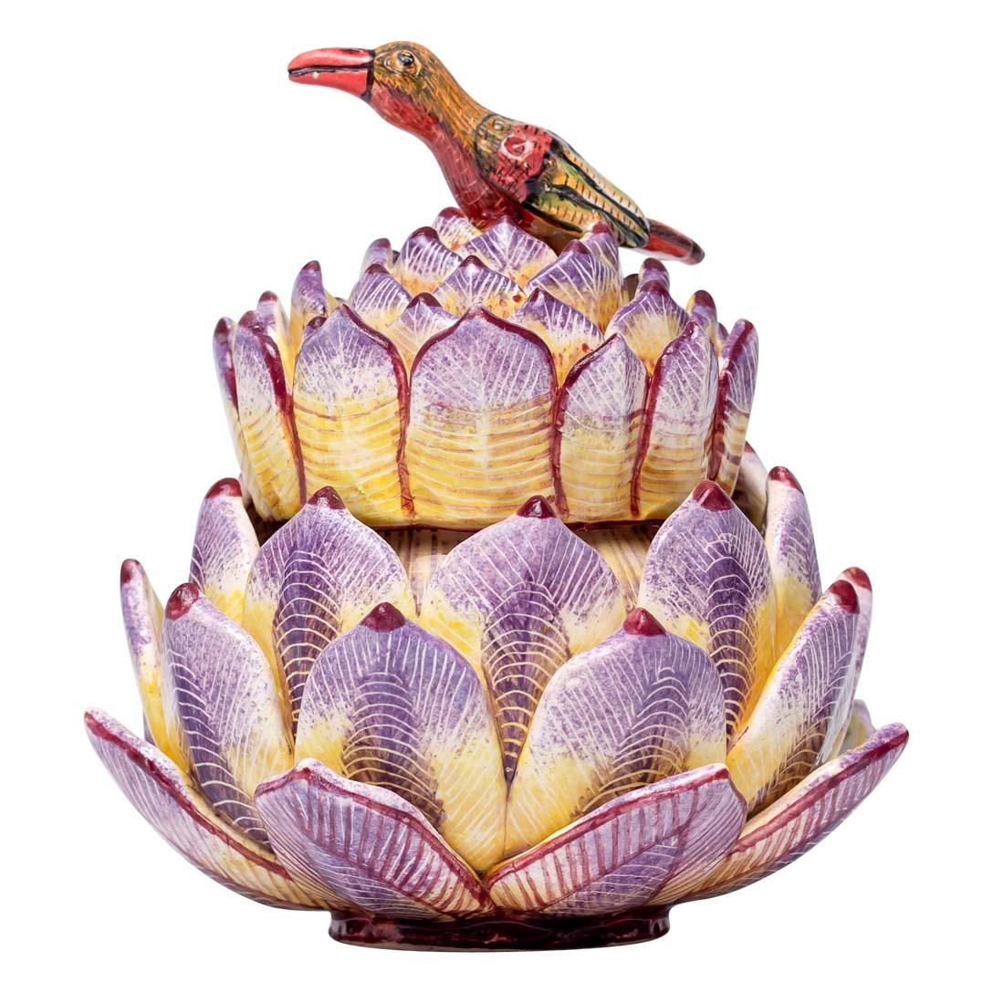Succulent Bird Jewelry Box
Hand Painted by Winnie Mchunu and Sculpted by Motsamai Sello

The Succulent Bird Jewelry Box is a stunning ceramic art piece crafted by the talented duo Winnie Mchunu and Motsamai Sello at Love Art Ceramic in South Africa.