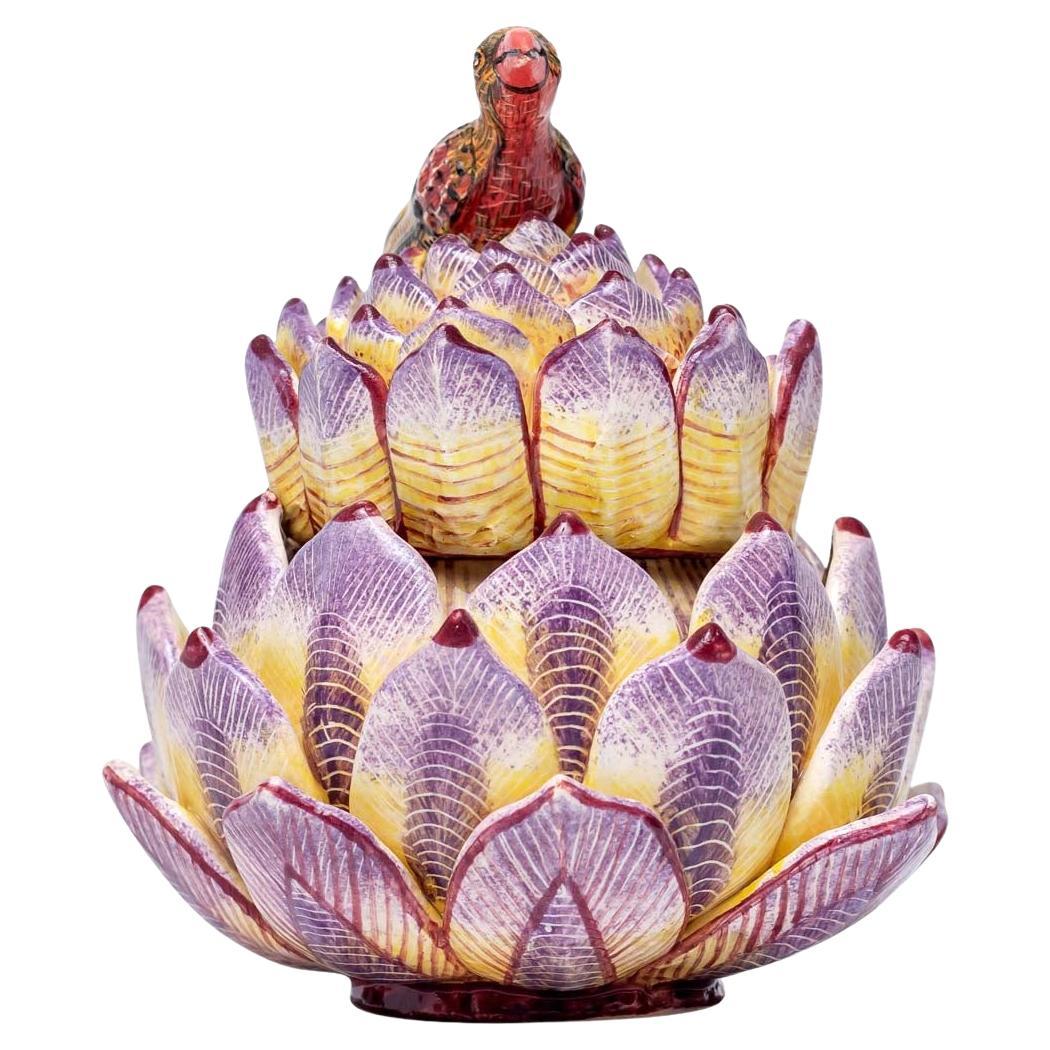 Ceramic Bird Jewelry Box  , hand made in South Africa