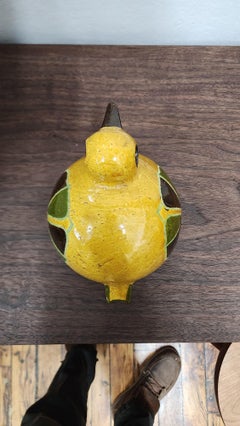 Ceramic Bird Sculpture by Aldo Londi