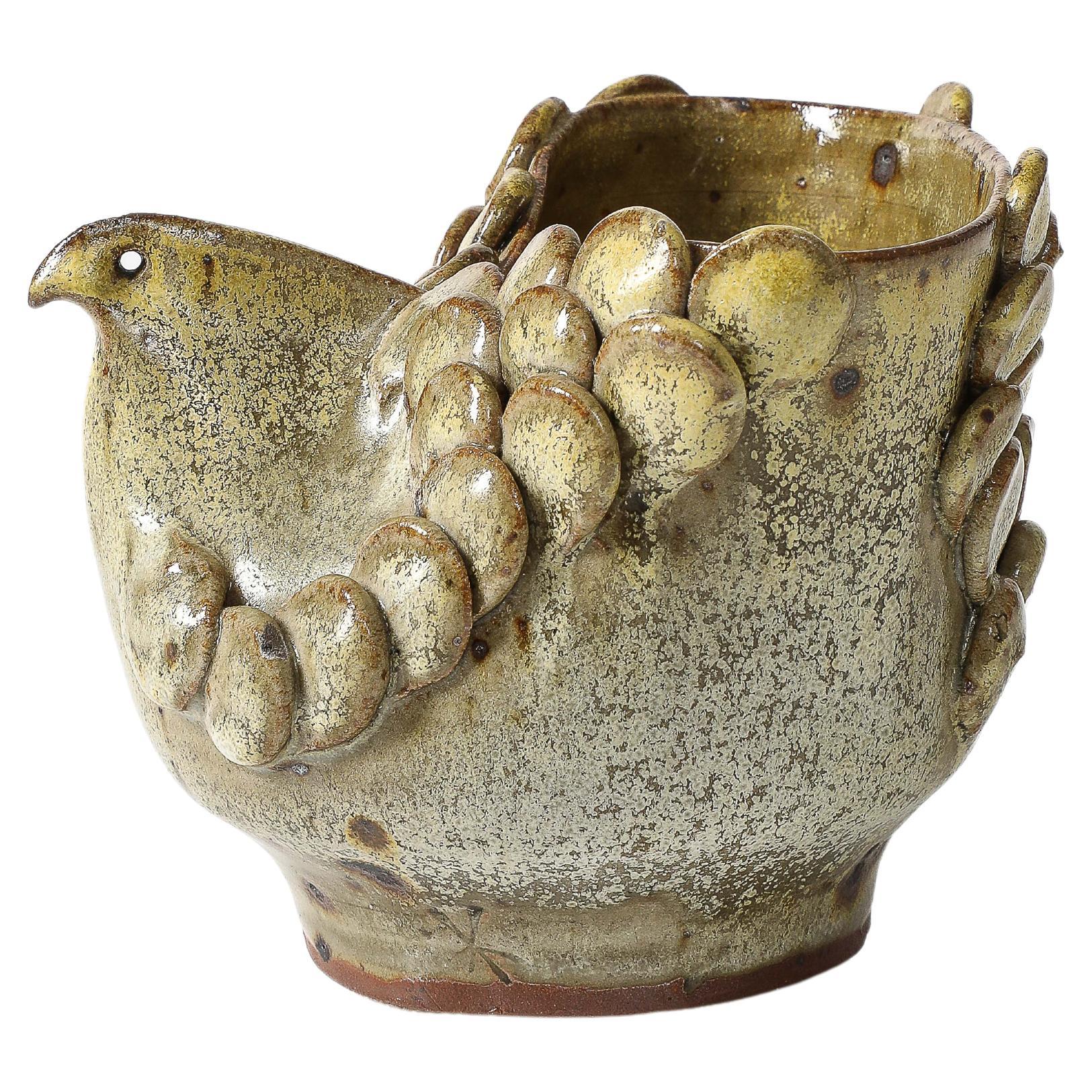 Ceramic Bird Sculpture, France, c. 1960