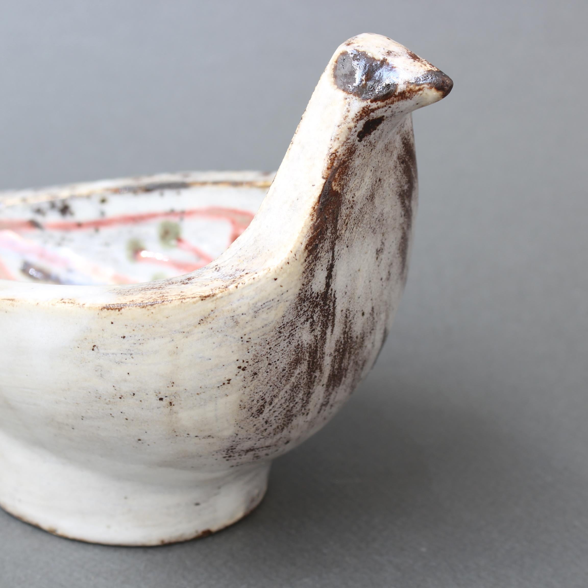 Ceramic Bird Vide-Poche by Jean Derval, circa 1960s 10
