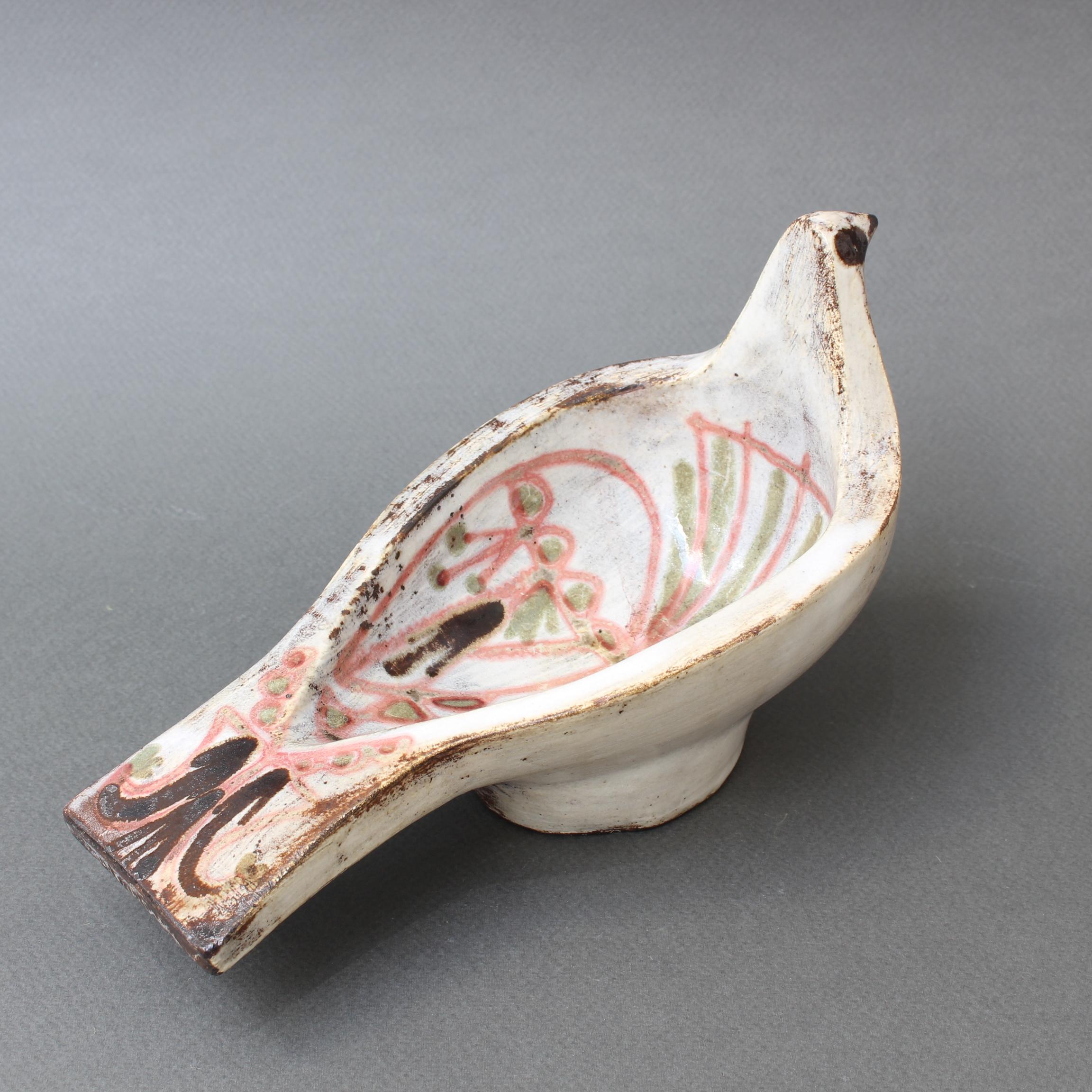 Ceramic Bird Vide-Poche by Jean Derval, circa 1960s 2