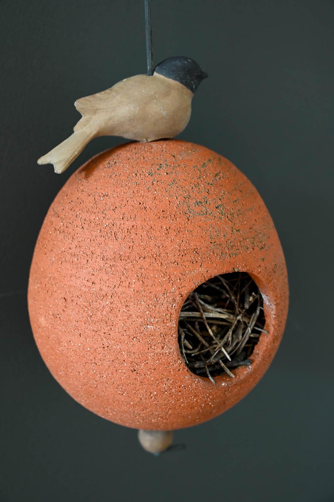 Mid-Century Modern Ceramic Birdhouse by Stan Bitters for Hans Sumpf California, ca 1970